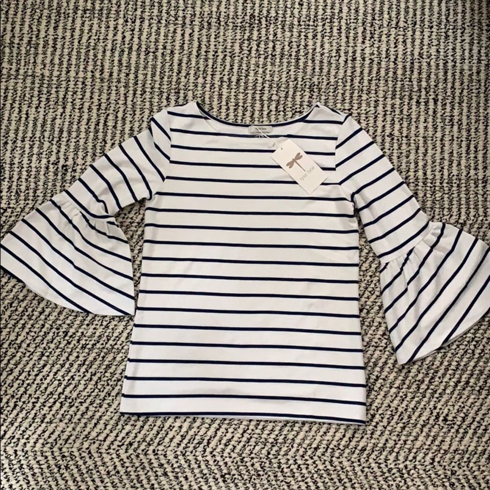 Tyler Boe stripe top